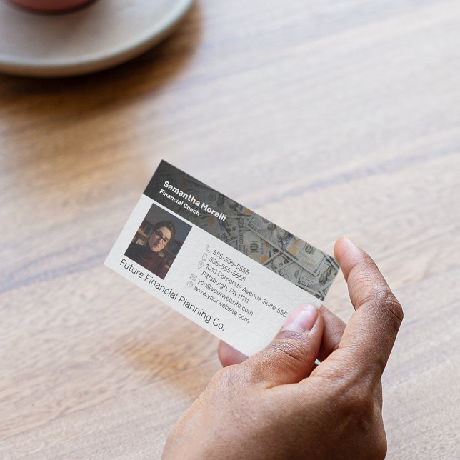 Affärskort för Professionell av finanscoach Visitkort (Skapare uppladdad)