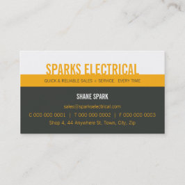 AFFÄRSKORT för professionell: fet block2 1L Visitkort