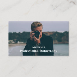 Affärskort för professionell Fotografi Visitkort