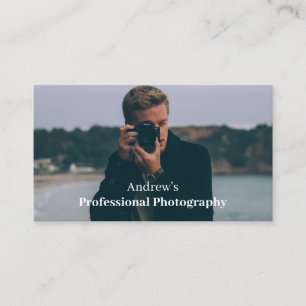 Affärskort för professionell Fotografi Visitkort
