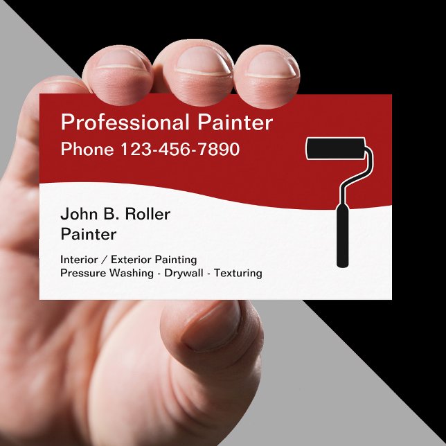Affärskort för professionell Painter Visitkort (Skapare uppladdad)