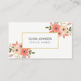Affärskort för Professionellen eleganter Visitkort