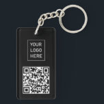 Affärskort för QR-kod för personlig Svart Logotyp<br><div class="desc">Oavsett om du är företagare, säljare eller bara någon som alltid träffar nya personer, är den här nyckelkedjan en spelväxlare. Det gör att du snabbt och enkelt kan din kontaktinformation, utan att du behöver några fysiska affärskort. Oroa dig inte för att korten tar slut eller för att du missar en...</div>