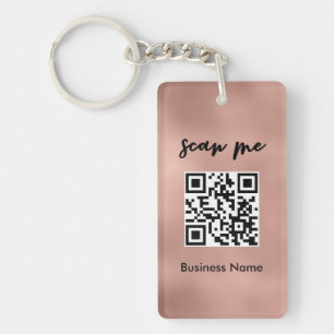 Affärskort för QR-kod för Ro Guld Din Logotyp Anpa