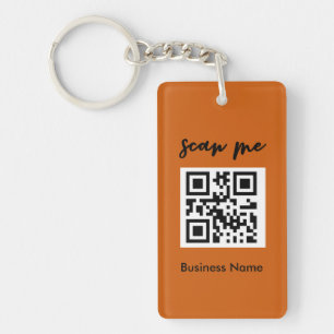 Affärskort för QR-Orange för rost - Logotyp