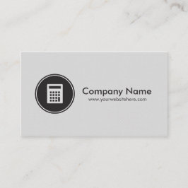 Affärskort för redovisning visitkort