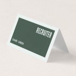 Affärskort för rekrytering med Anpassningsbar QR Visitkort