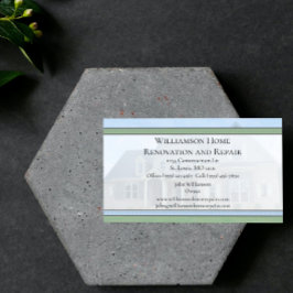 Affärskort för reparation och renovering av hem visitkort