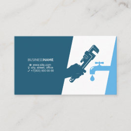 Affärskort för rörmokare visitkort