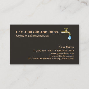 Affärskort för rörning visitkort