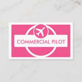 affärskort för rosa vit enkel anpassningsbar visitkort