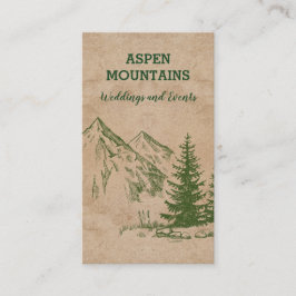 Affärskort för scenbergsomfång visitkort