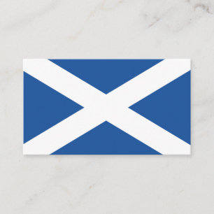 Affärskort för Scottish flagga anpassningsbar Visitkort