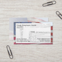 Affärskort för skatteförberedarens federala momsfo