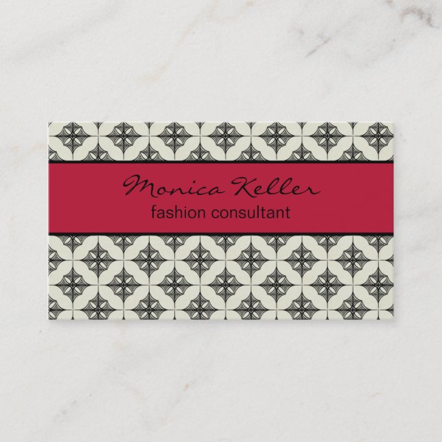 Affärskort för Snyggt, Magenta Visitkort (Framsida)