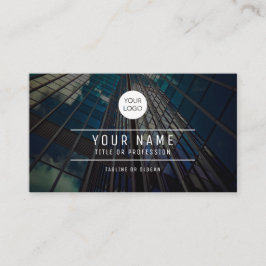 Affärskort för stadsarkitektur visitkort