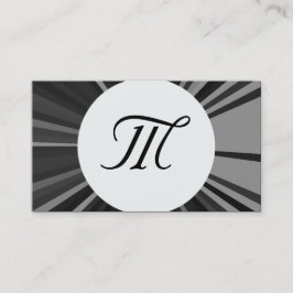 Affärskort för svartvita anpassaden visitkort