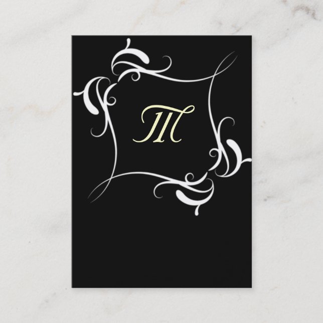 Affärskort för svartvita anpassaden visitkort (Framsida)