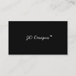 Affärskort för svartvita anpassaden visitkort