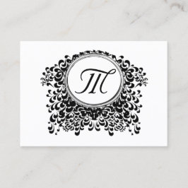 Affärskort för svartvita anpassaden visitkort