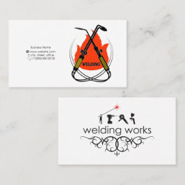Affärskort för svetsning och svetsning visitkort