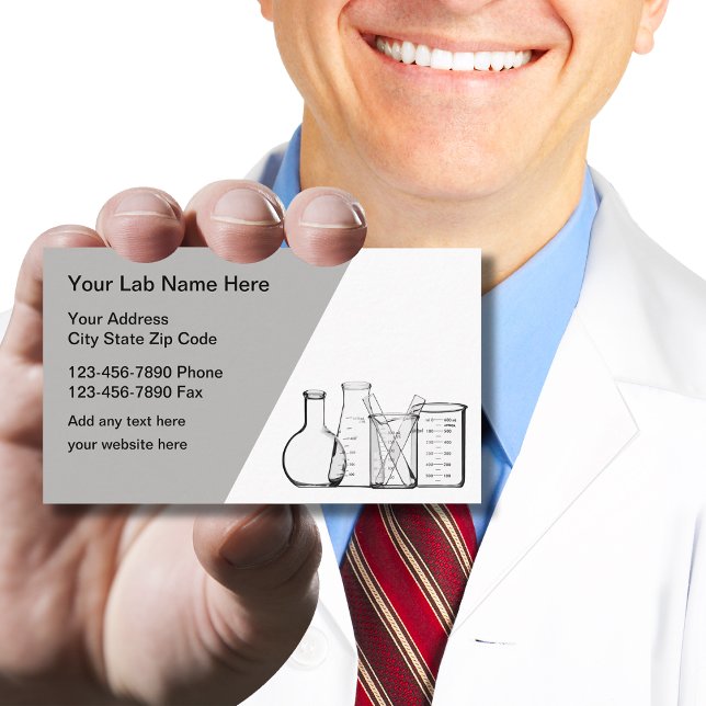 Affärskort för temaområde i Science Lab Visitkort (Skapare uppladdad)