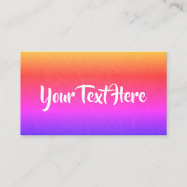 Affärskort för trendig visitkort