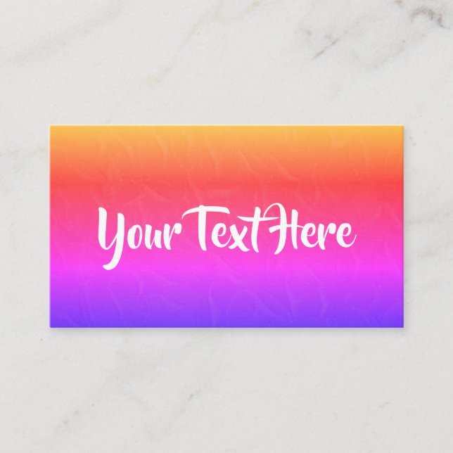 Affärskort för trendig visitkort (Framsida)