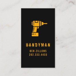 Affärskort för underhåll, byggnation, Handyman Visitkort