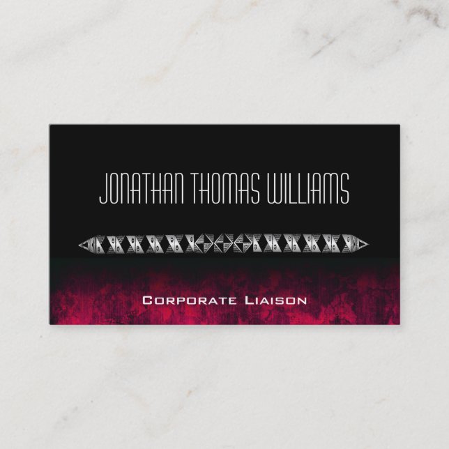 Affärskort för unik modern Professionell Visitkort (Framsida)