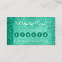 Affärskort för vattenfärgshavets grönt