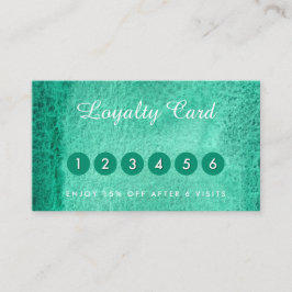 Affärskort för vattenfärgshavets grönt visitkort