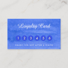 Affärskort för vattenfärgsperiwinkle visitkort