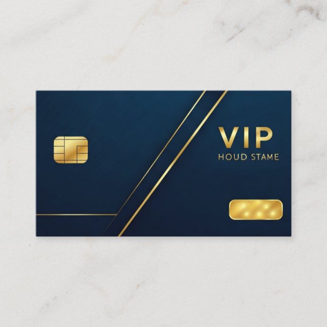 Affärskort för VIP-Anpassningsbar Visitkort (Framsida)