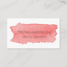 Affärskort för virtuell assistent visitkort