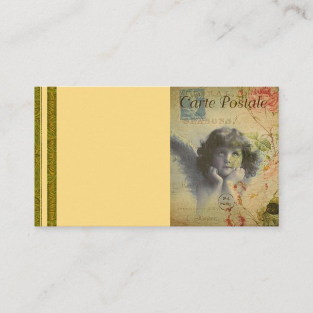 Affärskort för vykort för fransk visitkort (Framsida)