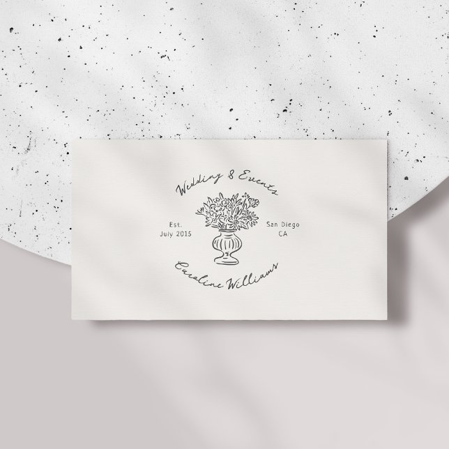 Affärskort för Whimsical, QR-kodhändelseplanering Visitkort (Skapare uppladdad)