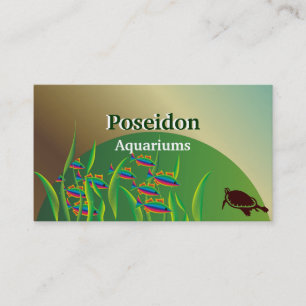 Affärskort från Aquarium Visitkort