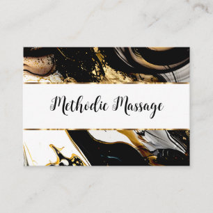 Affärskort från Classy Kreativ Massage Therapist B Visitkort