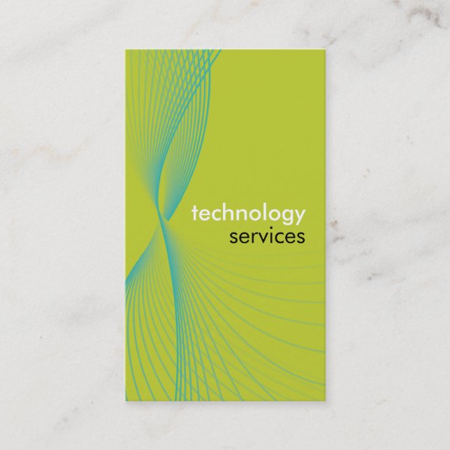 AFFÄRSKORT: Futuristica flair P1 Visitkort (Framsida)