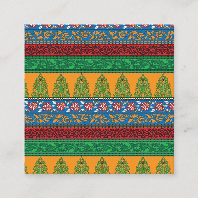 Affärskort Fyrkantigt Visitkort (Framsida)