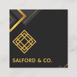 Affärskort Fyrkantigt Visitkort