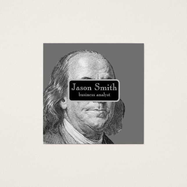 Affärskort Fyrkantigt Visitkort (Framsida)