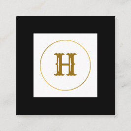 Affärskort Fyrkantigt Visitkort