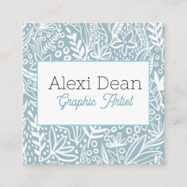 Affärskort Fyrkantigt Visitkort