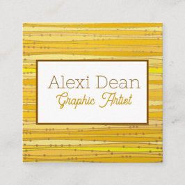 Affärskort Fyrkantigt Visitkort