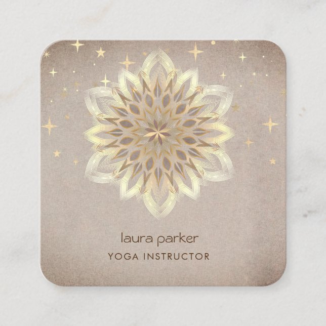 Affärskort Fyrkantigt Visitkort (Framsida)