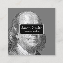 Affärskort Fyrkantigt Visitkort