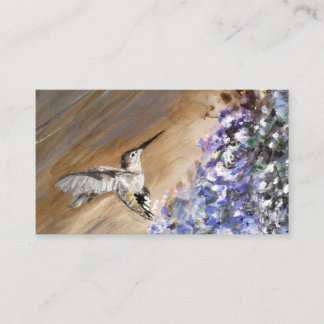 Affärskort - Hummingbird Original Art by Beth Visitkort