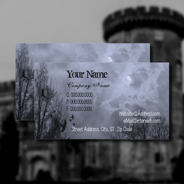 Affärskort i Anpassningsbarna Himmel med blå bölde Visitkort (Skapare uppladdad)